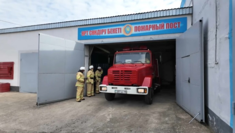 В сёлах СКО открыли 4 пункта пожаротушения