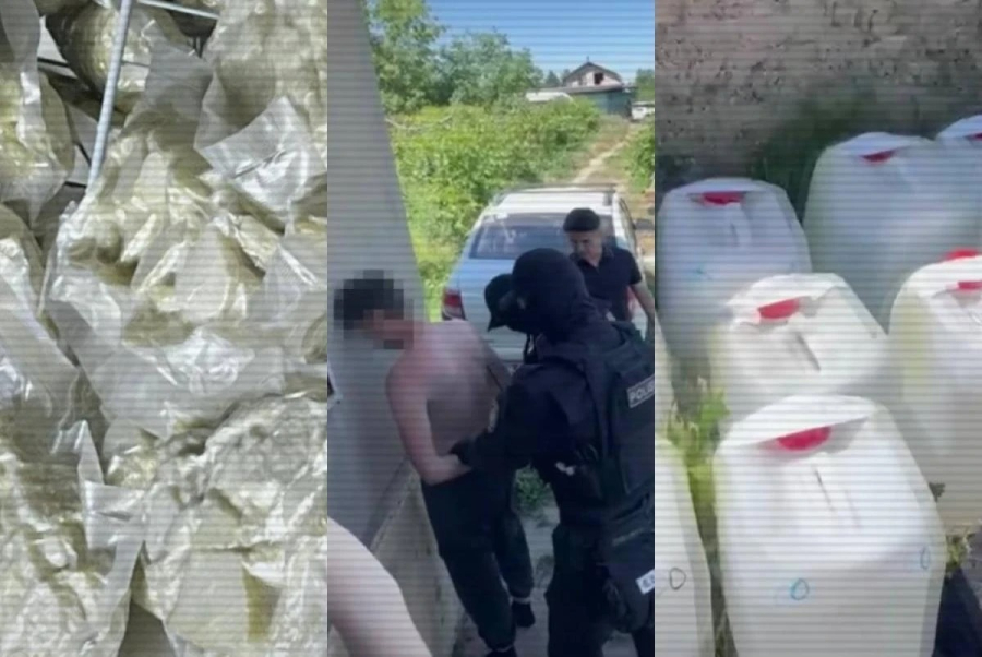 Алматы облысында 29 жастағы жігіт үйін есірткі фабрикасына айналдырған