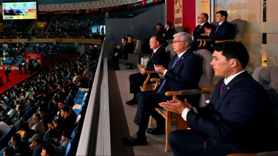 Президент Qazaqstan Barysy Grand Slam турнирін тамашалады