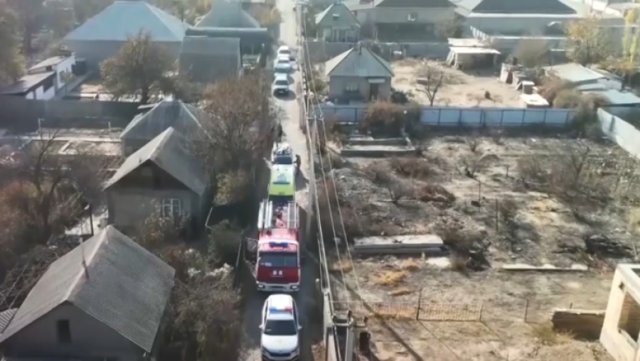 Рейды в частном секторе Туркестана проводят спасатели