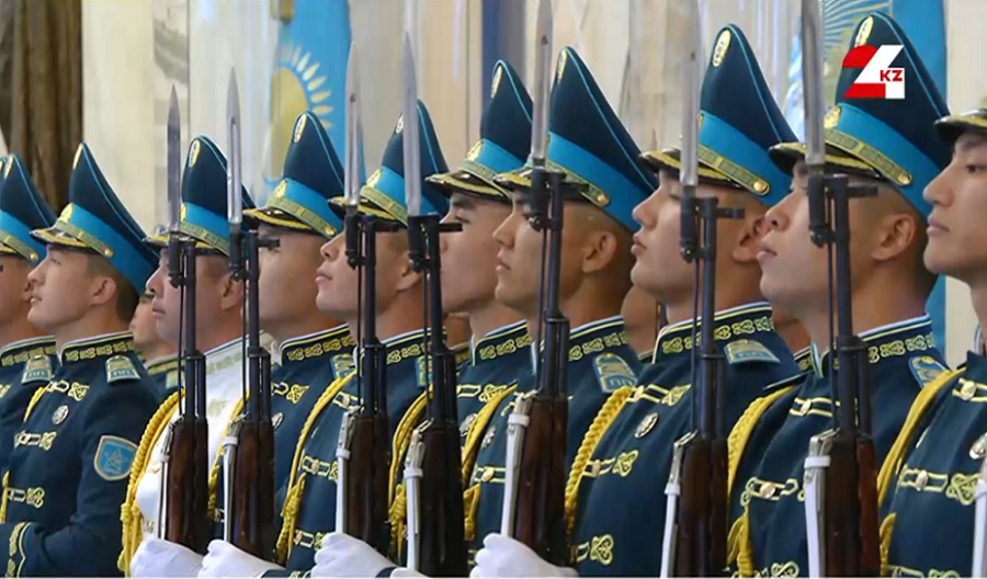 Торжественная церемония приветствия Президента Италии в Акорде