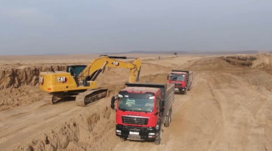 Объездную дорогу вокруг Сарыагаша начали строить в Туркестанской области