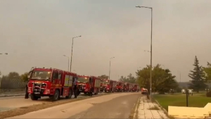 Румыния отправила огнеборцев в Грецию на помощь с лесными пожарами