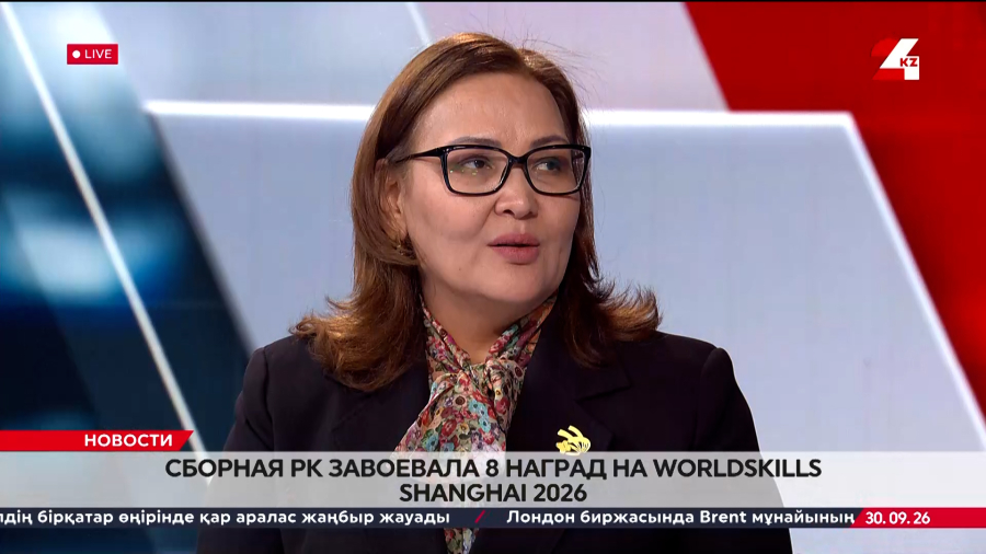 Сборная РК завоевала 8 наград на WorldSkills Shanghai 2026. Галия Даулетова