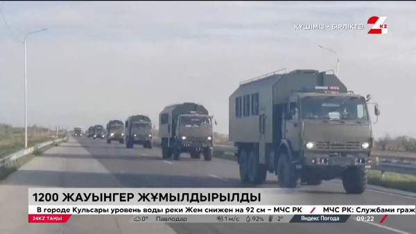 Су тасқынымен күрес. Ұлттық ұлан қосымша күш жіберді