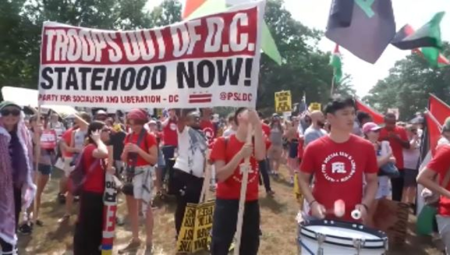 Массовые протесты вспыхнули в Вашингтоне