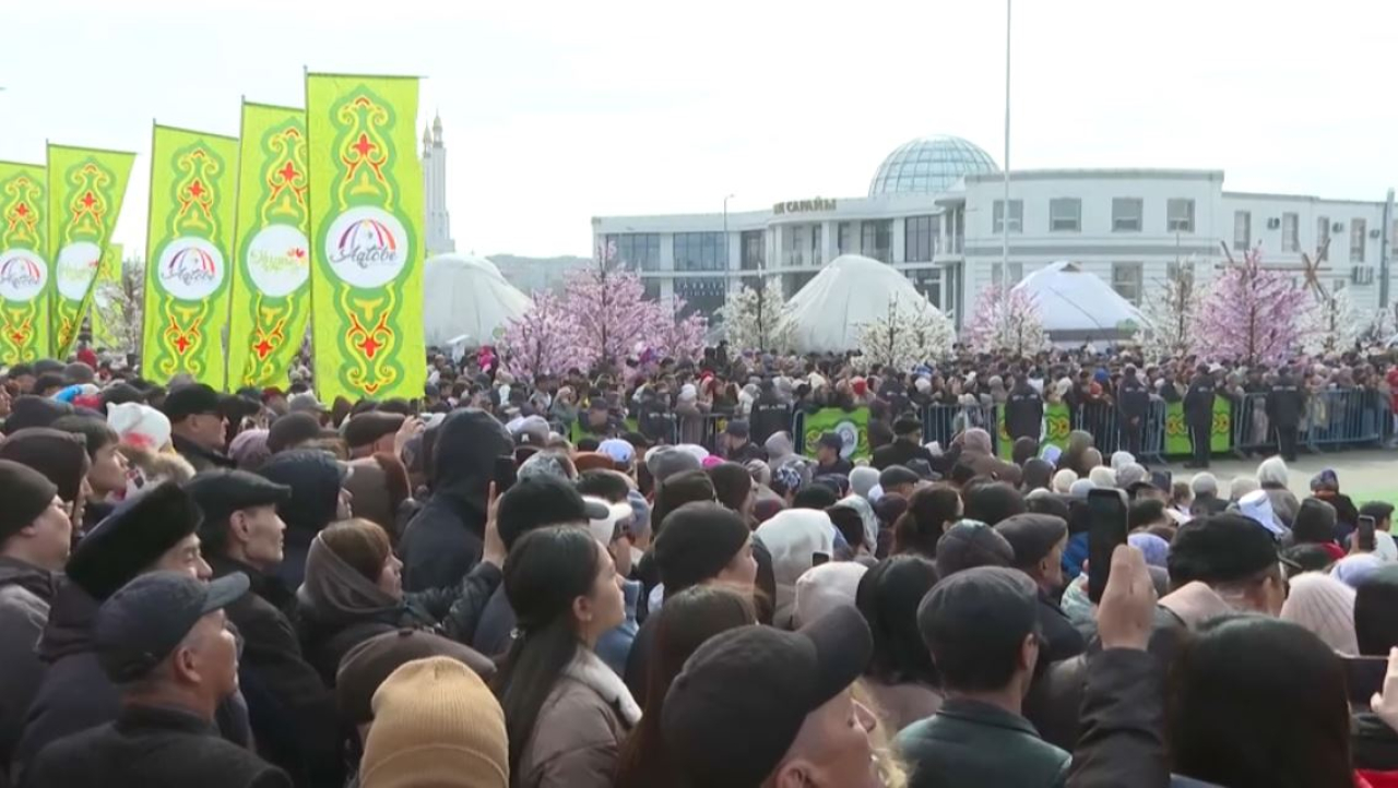 52 юрты установили к Наурызу в Актобе