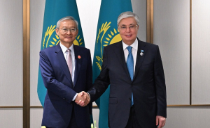 Президент Казахстана встретился с генсекретарем ШОС