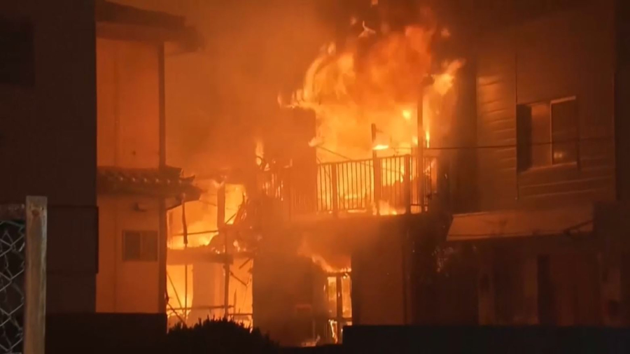 Жапонияда алапат өрт бой бермей тұр