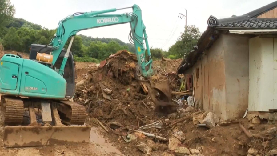 Оңтүстік Кореяда су тасқынынан 7 мың үй бүлінді