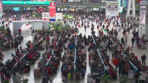 Новогодняя миграция населения проходит в Китае
