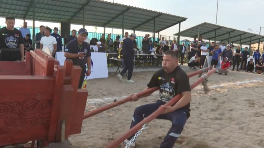 «Ак бидай»: в Алматинской области прошли соревнования силачей