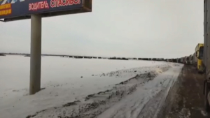10-километровая пробка образовалась на АПП «Кайрак»