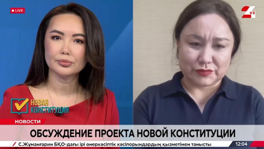 Обсуждение проекта новой Конституции. Марал Алишева