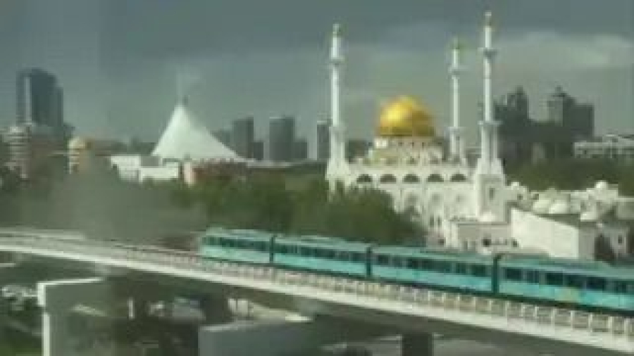 На путях ЛРТ в Астане произошло возгорание кабелей