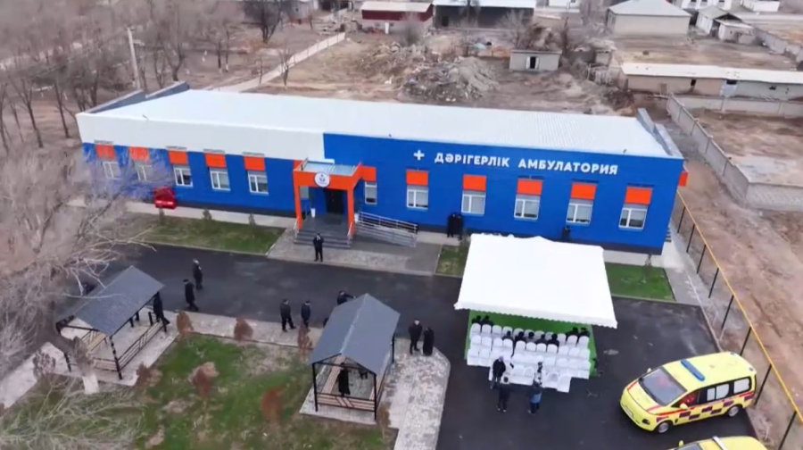 Елде 160 дәрігерлік амбулатория салынды
