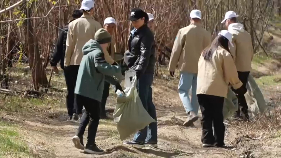 Ертіс өзенінің жағалауы тазартылды