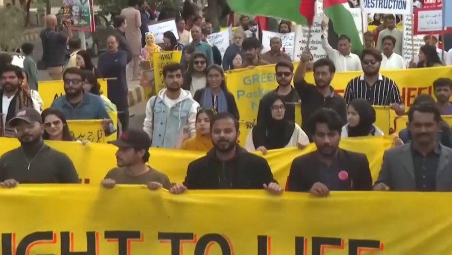 Экоактивисты вышли на протест в Карачи