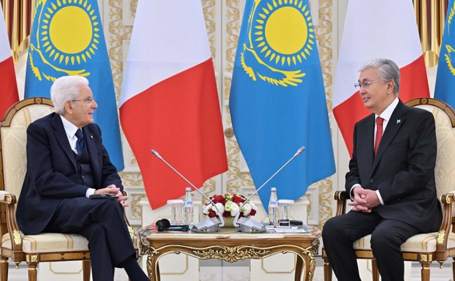 Касым-Жомарт Токаев и Серджо Маттарелла провели переговоры