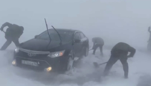 Из снежных заносов вызволено 90 авто в Карагандинской области