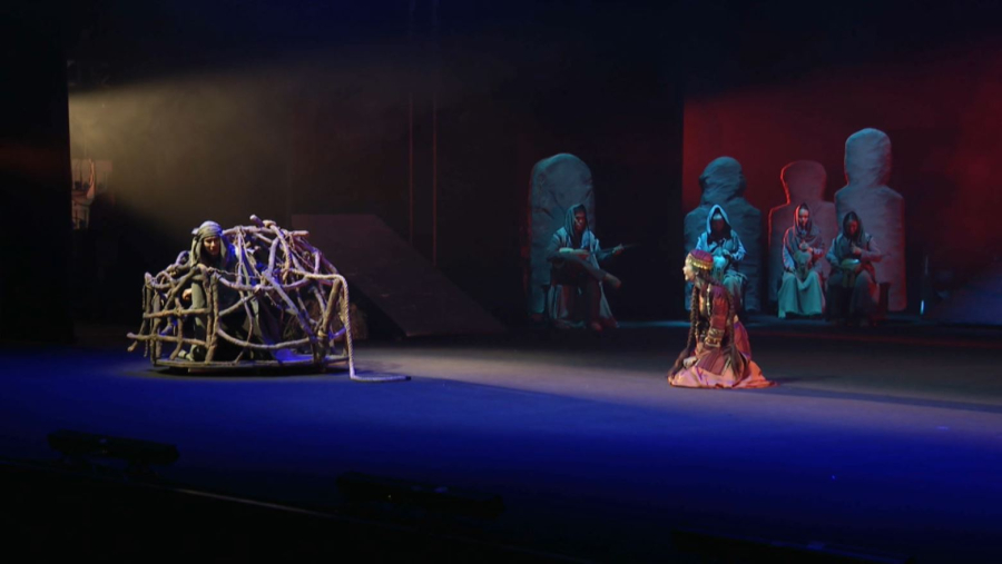 Қаллеки театрында жаңа қойылымның тұсауы кесілді