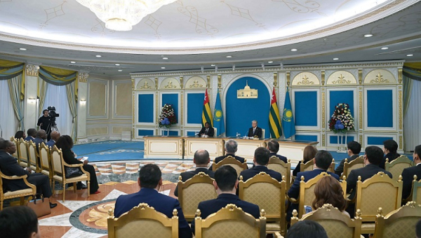 Президенты Казахстана и Того выступили с совместным заявлением