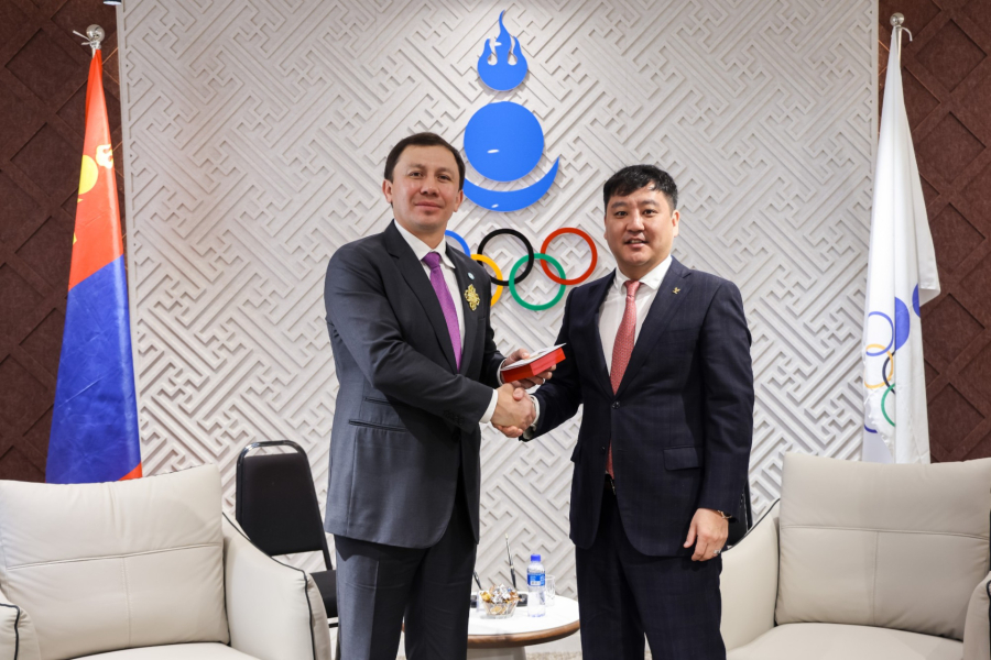 Нок Казахстана и Монголии обсудили расширение сотрудничества в спорте