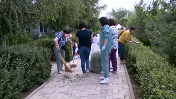 Ақтөбеде кәсіпкерлер тазалық байқауына қатысып жатыр