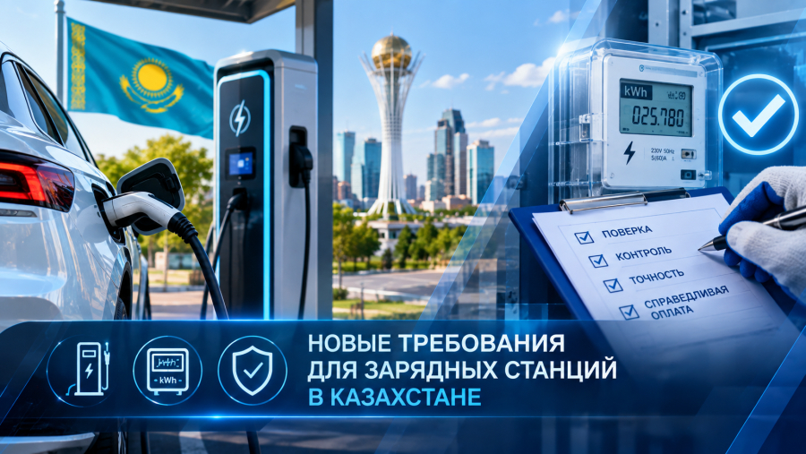 Новые требования для зарядных станций вводят в Казахстане