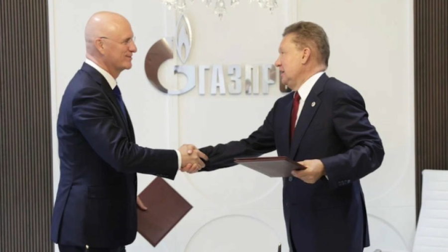 Роман Скляр встретился с главой «Газпрома» Алексеем Миллером