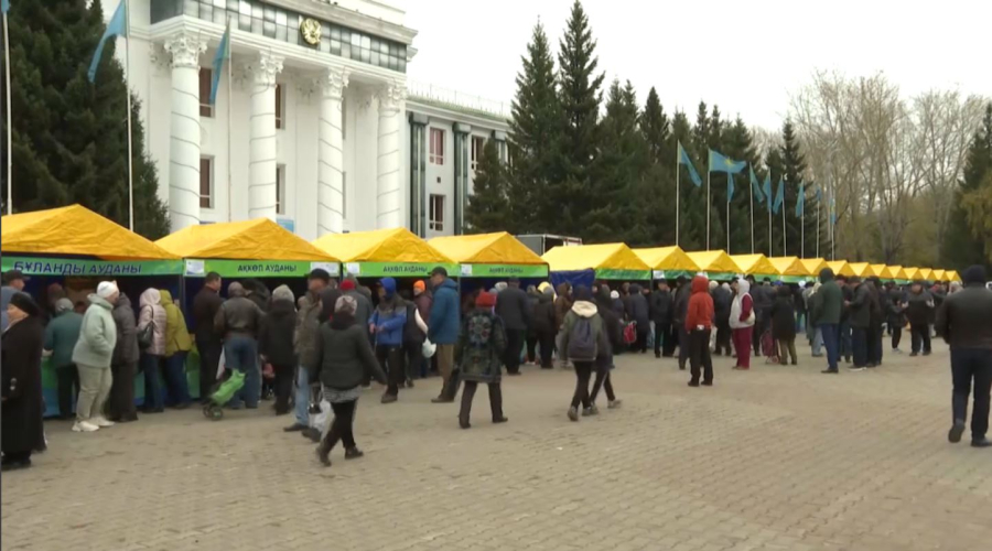 Көкшетауда ауыл шаруашылығы өнімдерінің жәрмеңкесі өтті