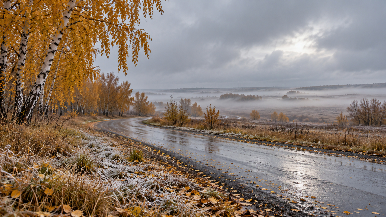 Дожди, туманы и заморозки до −7 °C ожидаются в Казахстане 19 октября