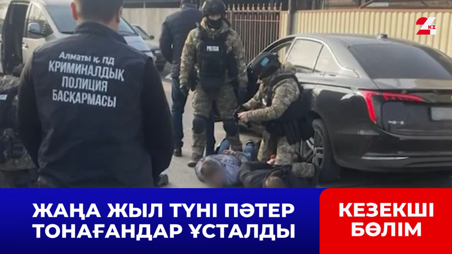 Жаңа жыл түні пәтер тонағандар ұсталды