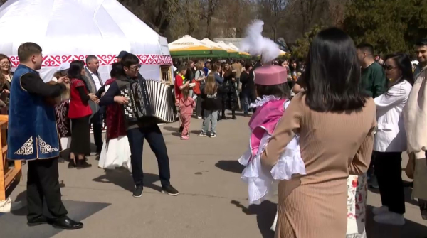 Наурыз отметили в международном аэропорту Алматы