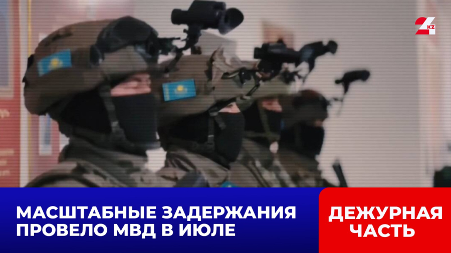 Серию масштабных задержаний провело МВД в июле
