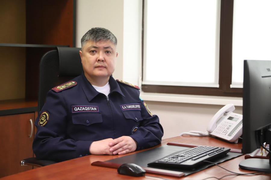Председателем Комитета противопожарной службы МЧС РК назначили Ерлана Турегелдиева