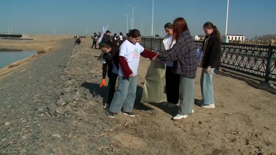 Сырдарияның жағасы тазаланды