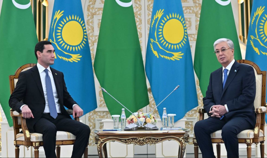 Мемлекет басшысы Түрікменстан президентімен келіссөз жүргізді