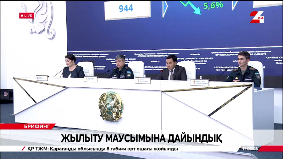 Жылыту маусымына дайындық. Брифинг