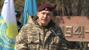Казахстанских миротворцев торжественно проводили на Голаны
