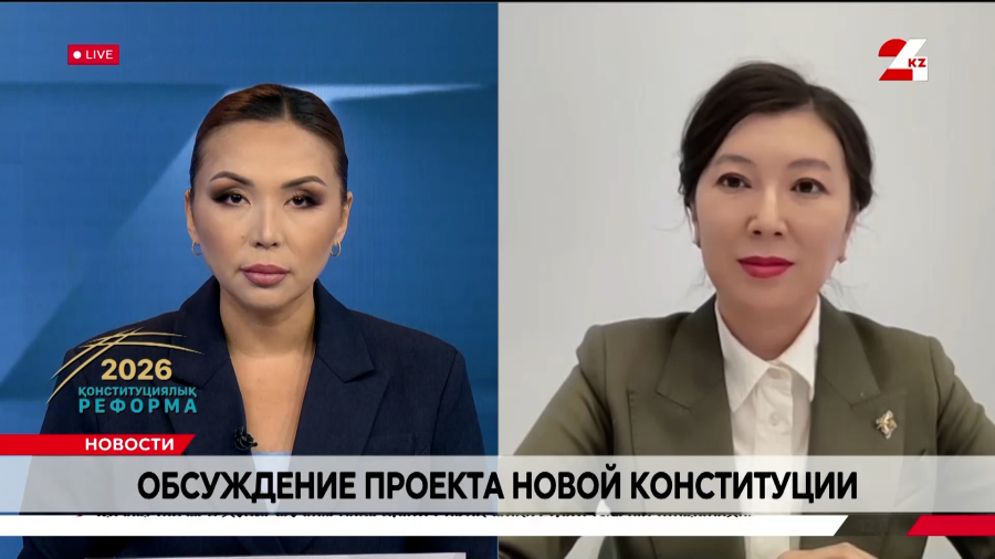 Обсуждение проекта новой Конституции. Лаура Карабасова