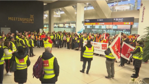 Авиарейсы отменены из-за забастовок в Германии