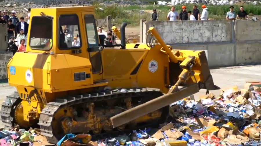 Крупную партию вейпов уничтожили в Павлодаре