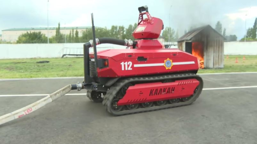 Робот-пожарный появился в Павлодаре
