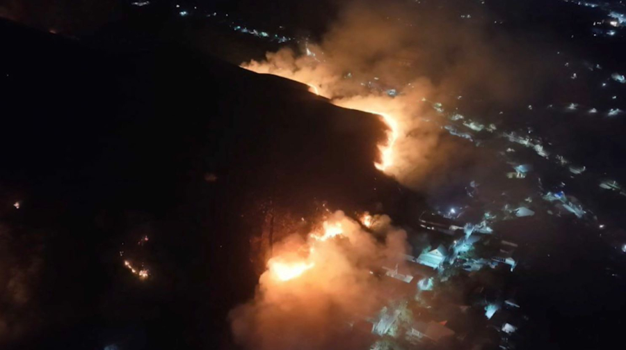Пожар на склоне горы в Алматы ликвидирован. LIVE