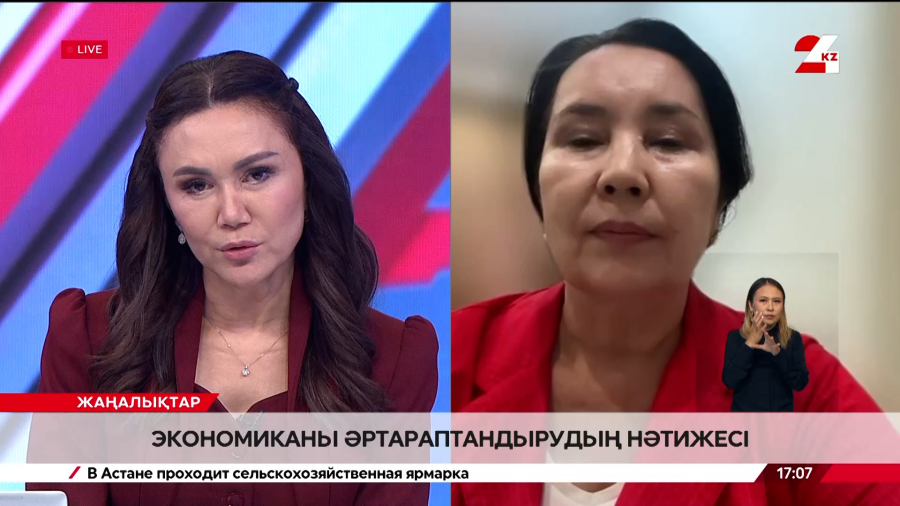 Экономиканы әртараптандыру нәтижесі. Ләззат Нұрғалиқызы