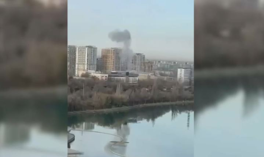 Взрыв произошел на высоковольтной линии в Алматы