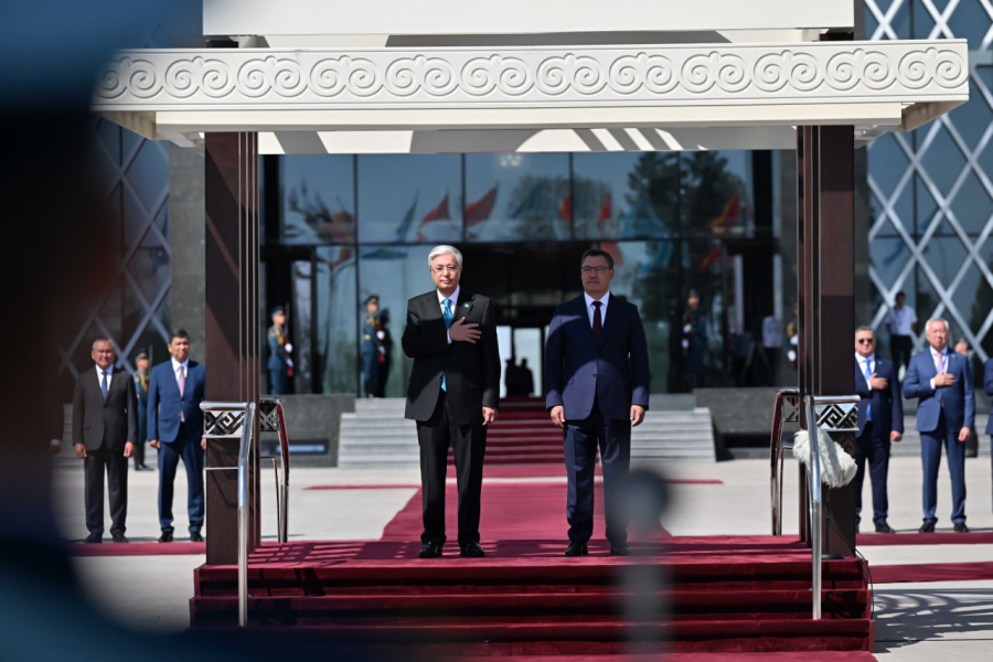 «Ынтымақ Ордо» резиденциясында Қ. Тоқаевты салтанатты қарсы алу рәсімі өтті