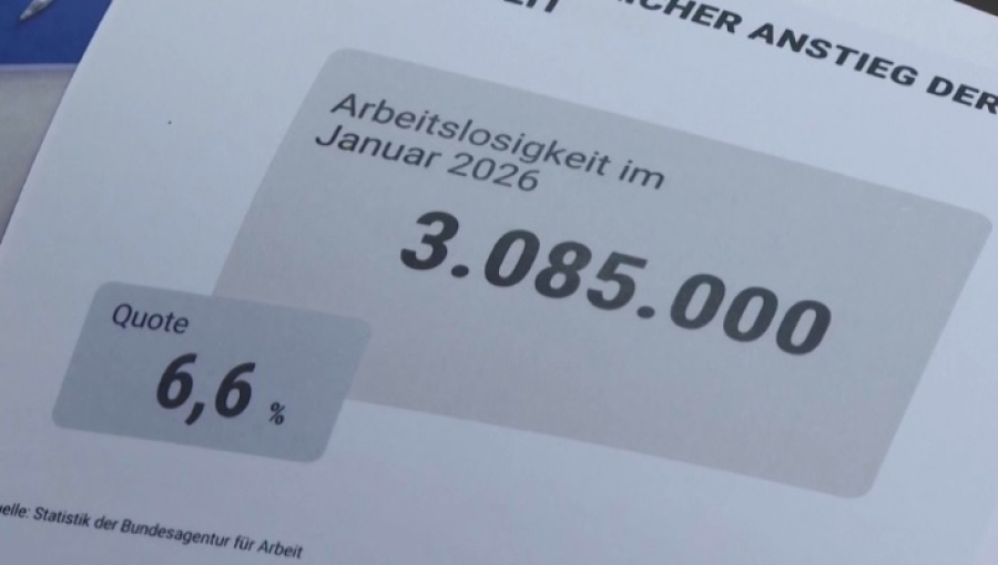 Число безработных в Германии превысило 3 миллиона