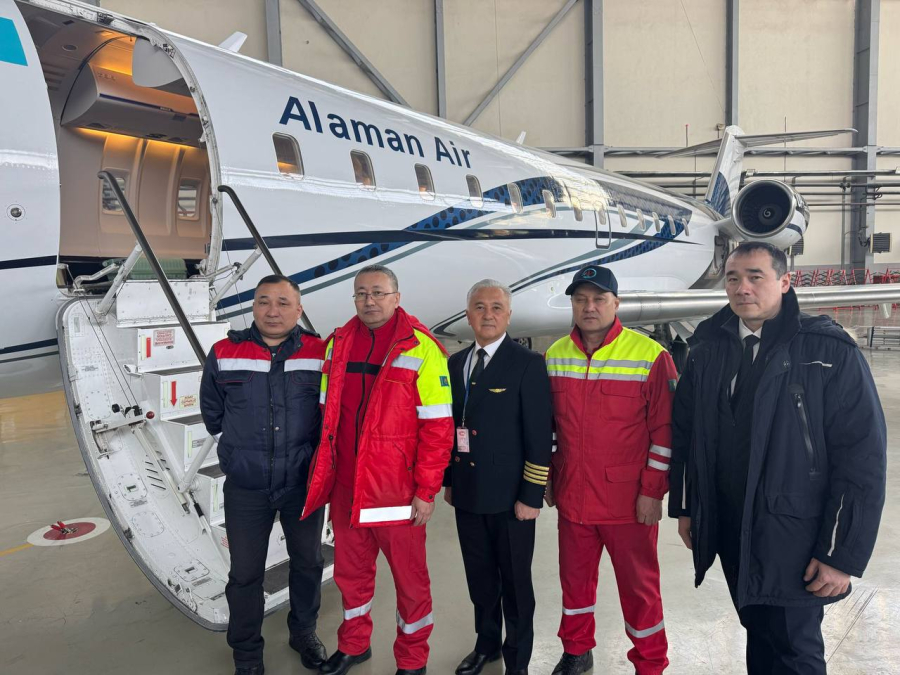 Мобильная медицинская бригада вылетела в Корею на новом самолете для спасения ребенка